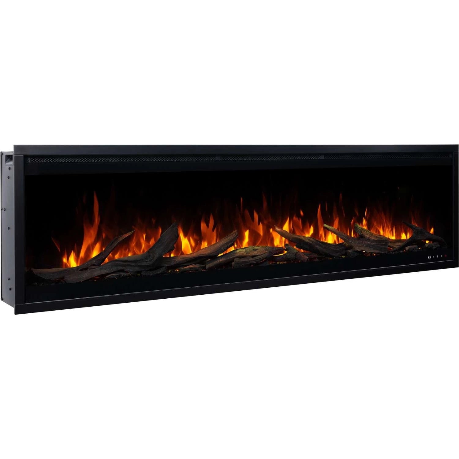 Lareira Elétrica de Parede Royal Pro - Preto - 180 cm