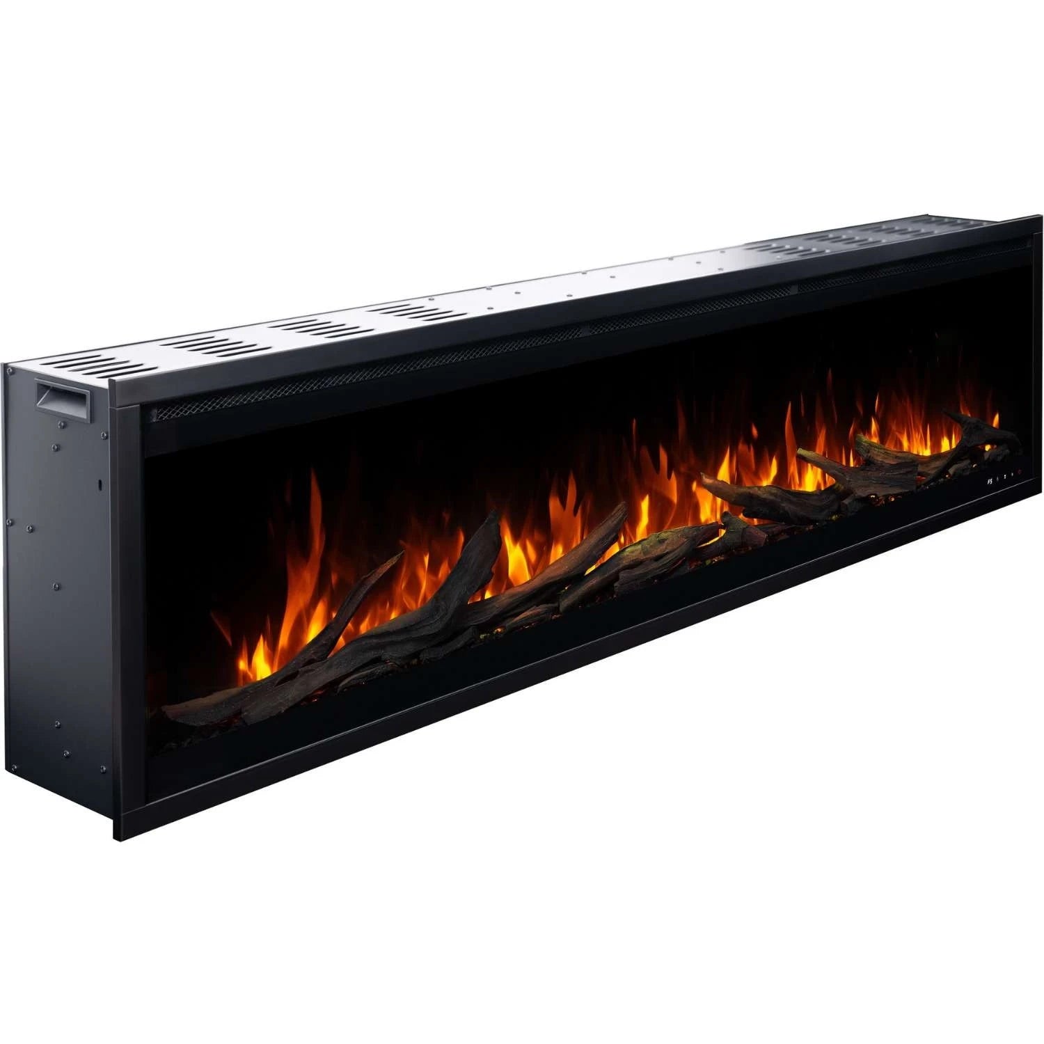 Lareira Elétrica de Parede Royal Pro - Preto - 180 cm