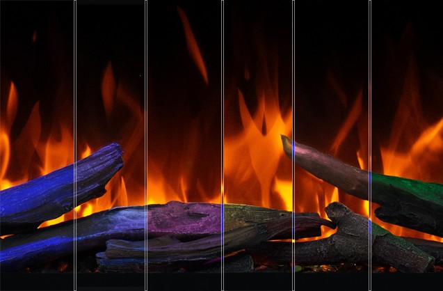 Aflamo Royal 3D 120 cm Lareira Elétrica
