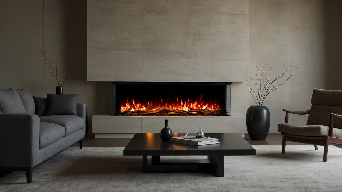 Superb 3D 80 cm Built-In Electric Fireplace