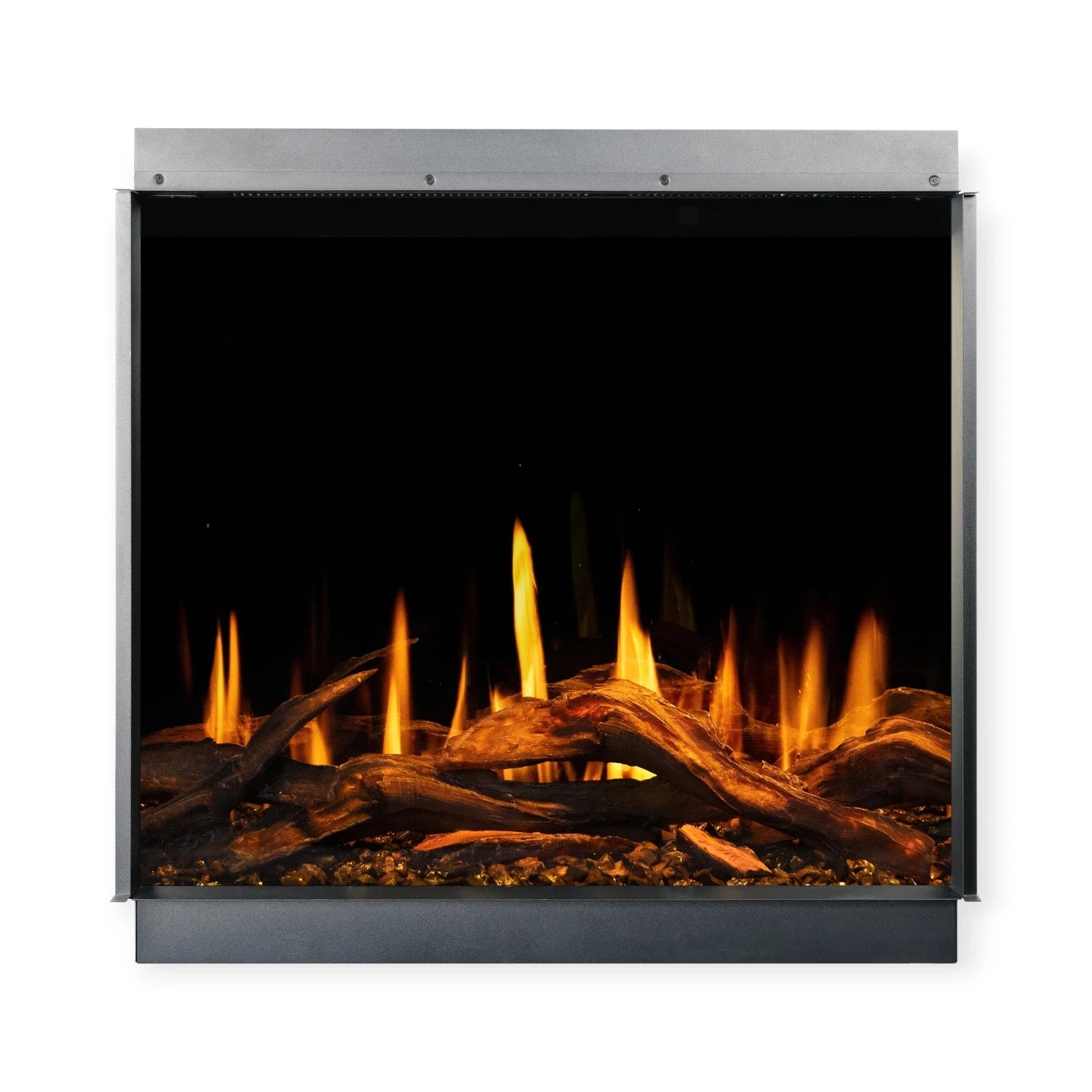 Gold 74 cm - Built-In Electric Fireplace