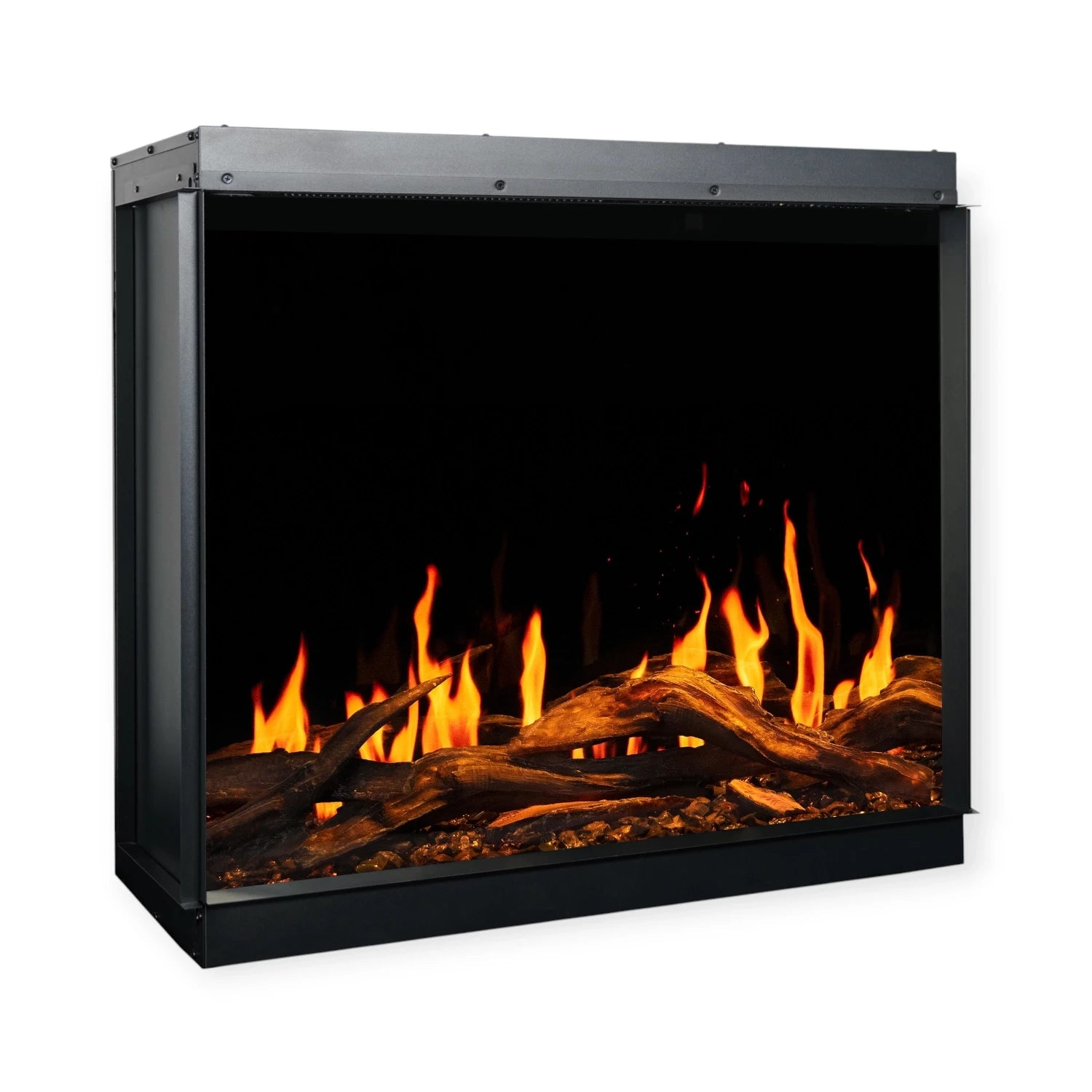 Gold 74 cm - Built-In Electric Fireplace