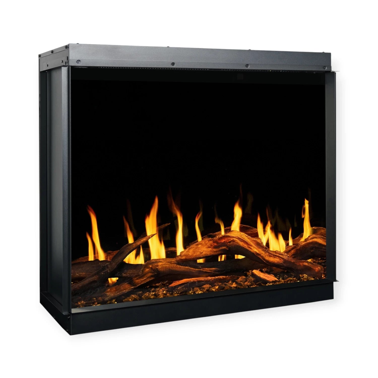 Gold 74 cm - Built-In Electric Fireplace