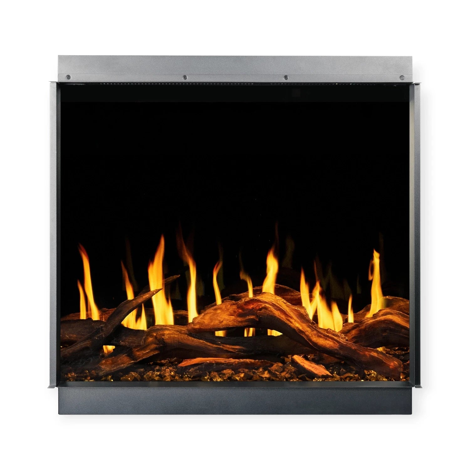 Gold 74 cm - Built-In Electric Fireplace
