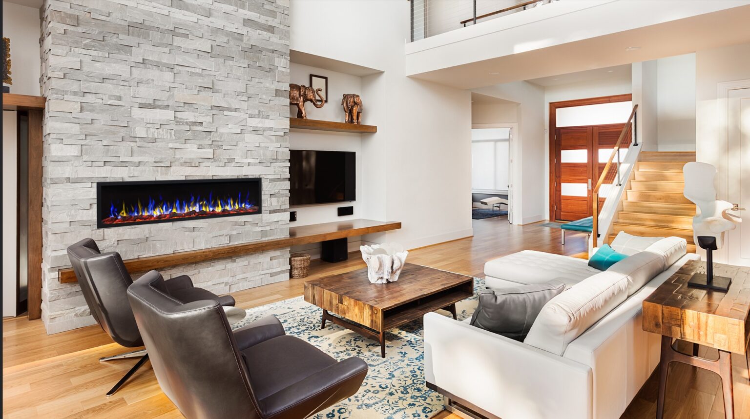 Aflamo Pride Slim 127 cm Electric Fireplace