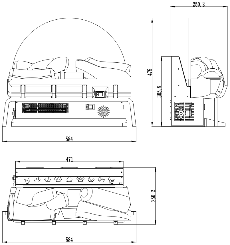 Inserto de Lareira Eléctrica Standset