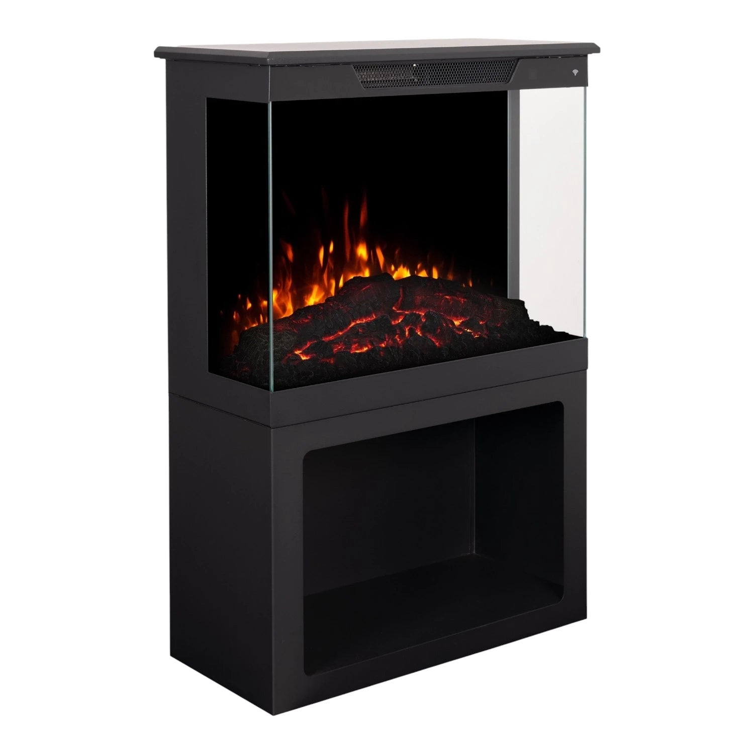 Lareira Elétrica Aflamo Tower + Suporte de 56 cm