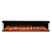 Unique 183 cm - Three-sided Electric Fireplace