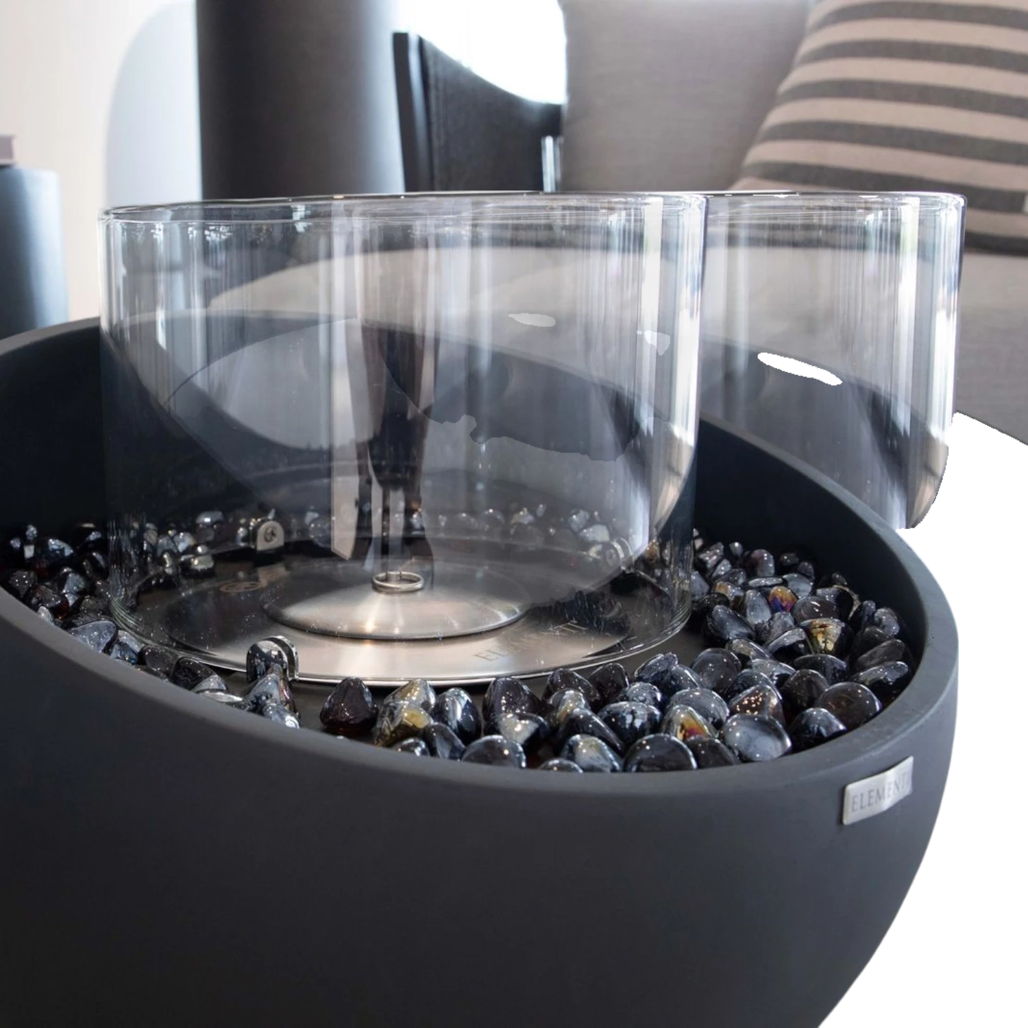 FIRENZE Taça de Bioetanol S – Preto Ardósia