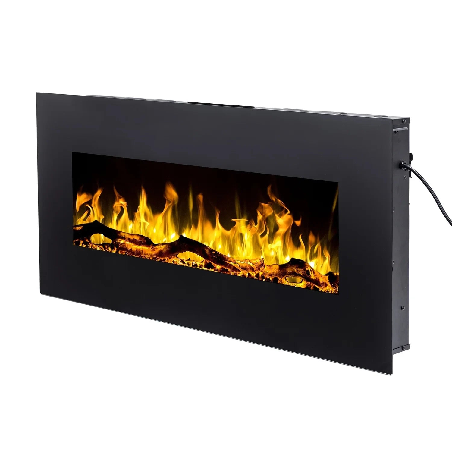 Lareira Elétrica de Parede Albion 110 cm – Sem Aquecimento