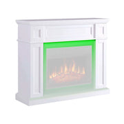 Buy Linz White Mantel Frame – With Mood LED Lighting | ArtiFlame