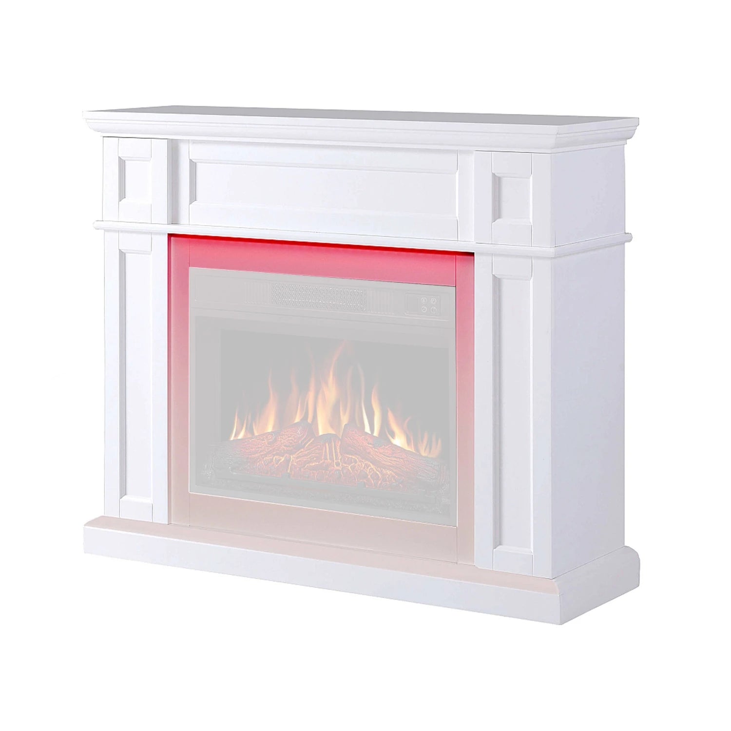 Comprar Moldura Linz Branca – Com Iluminação LED Ambiente | ArtiFlame