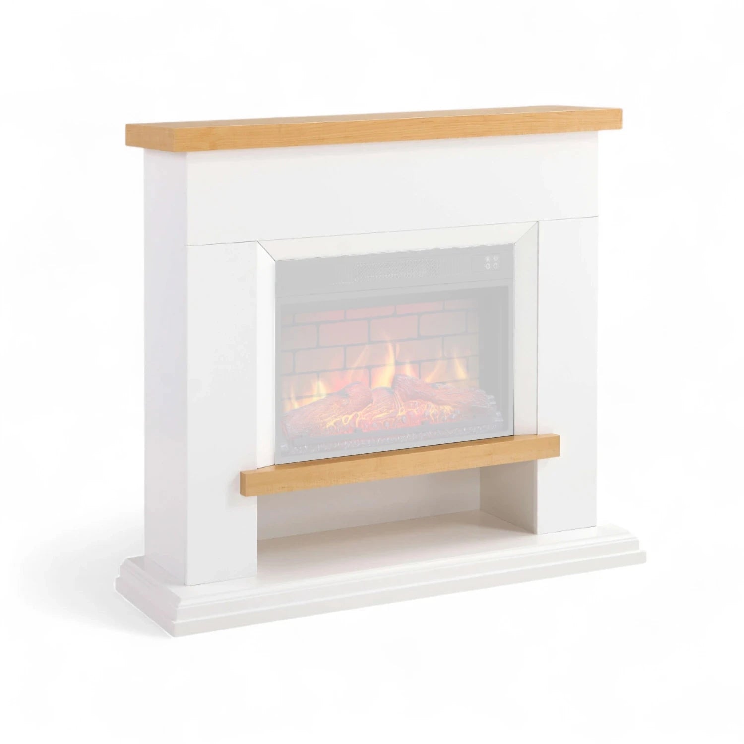 Moldura de Lareira Shelford – Branco (Apenas Estrutura)