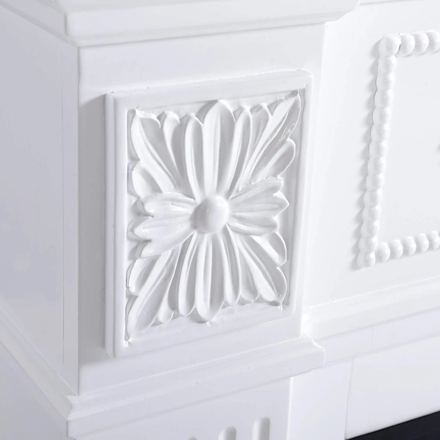 Toscana Electric Fireplace - White