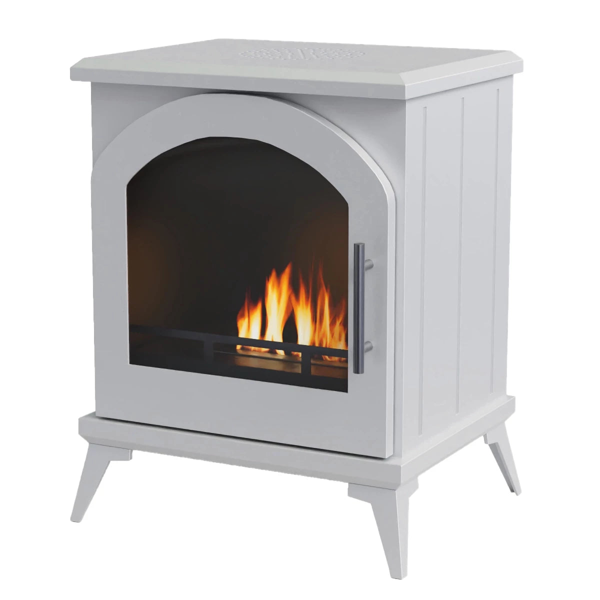 Austin - White Freestanding Bioethanol Stove