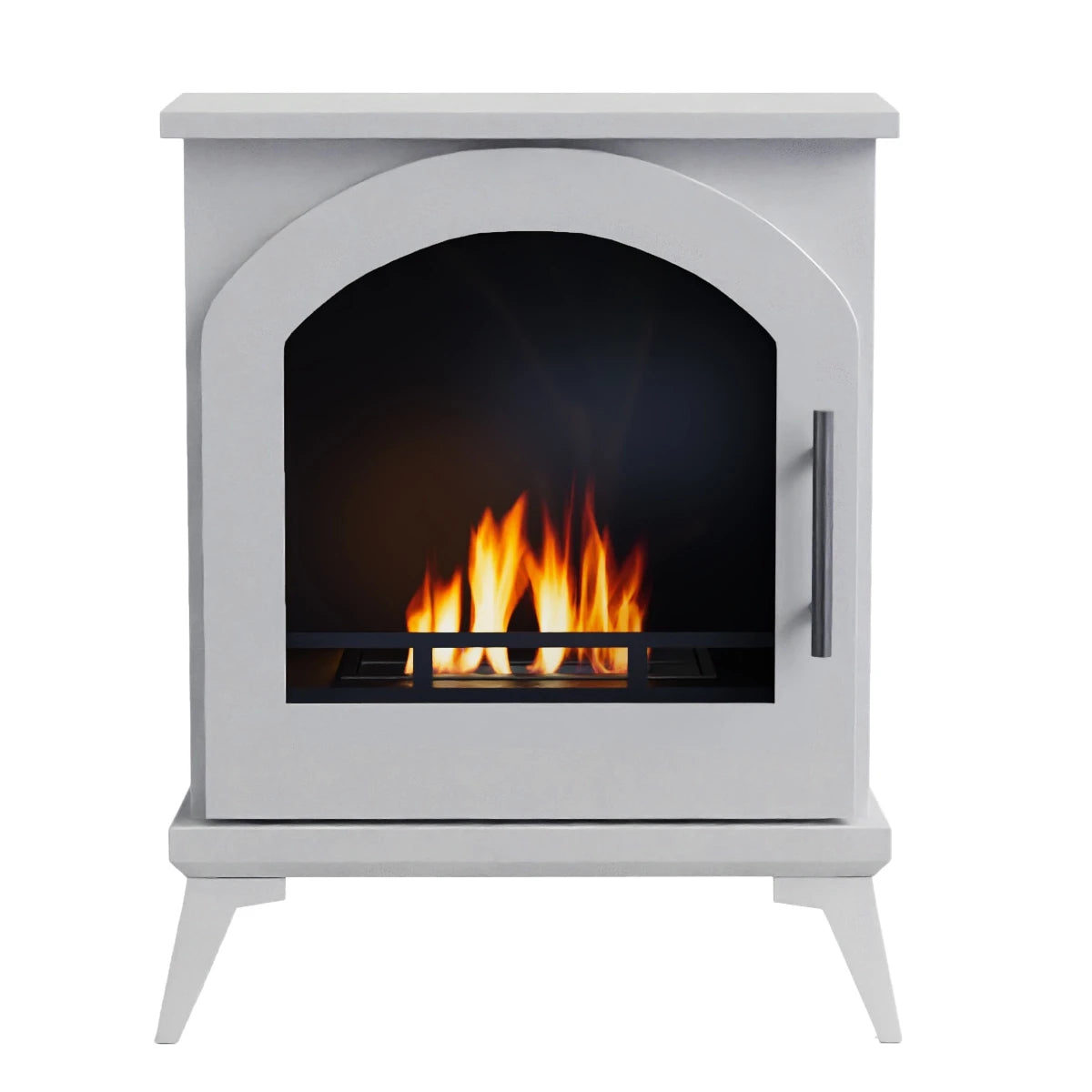 Austin - White Freestanding Bioethanol Stove