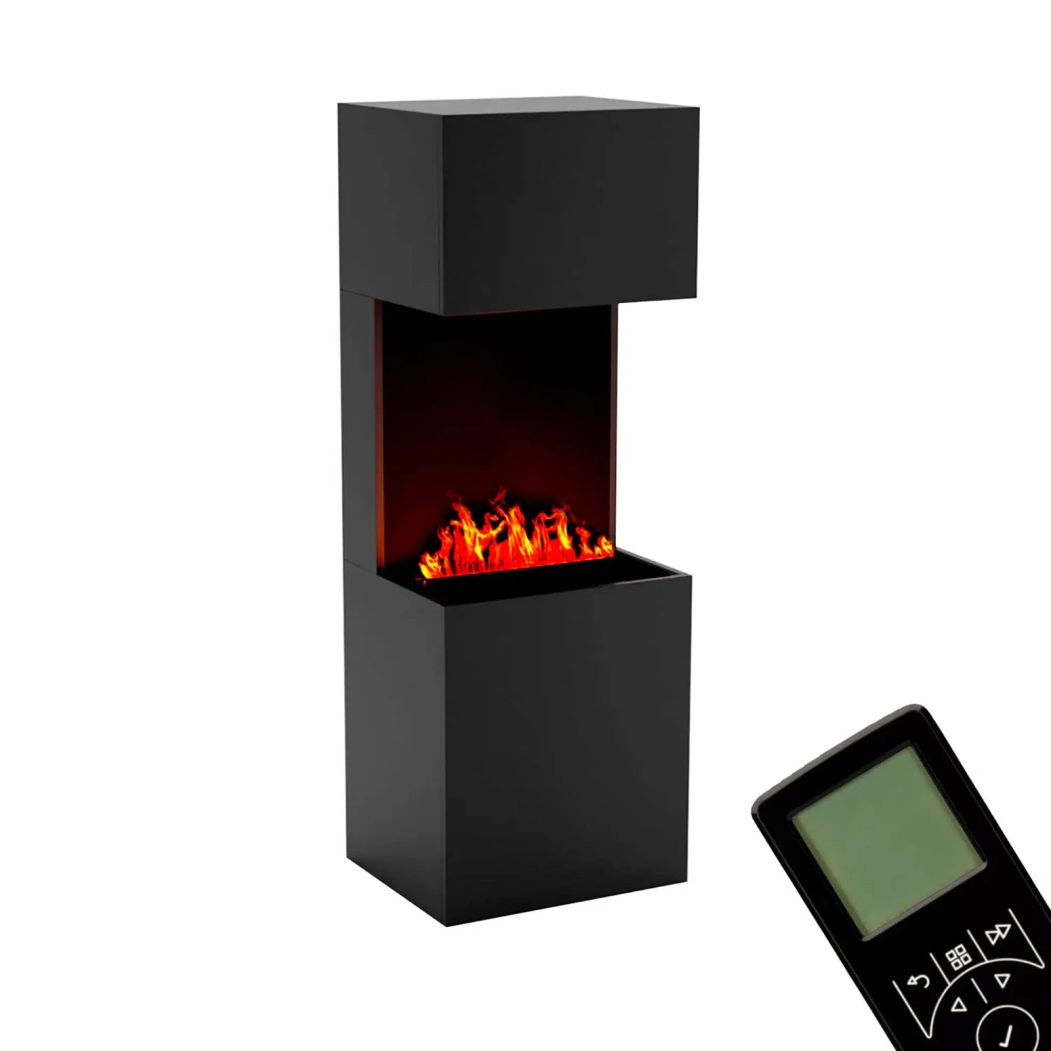 Beethoven Black - OMC 600 | Freestanding Water Vapour Fireplace