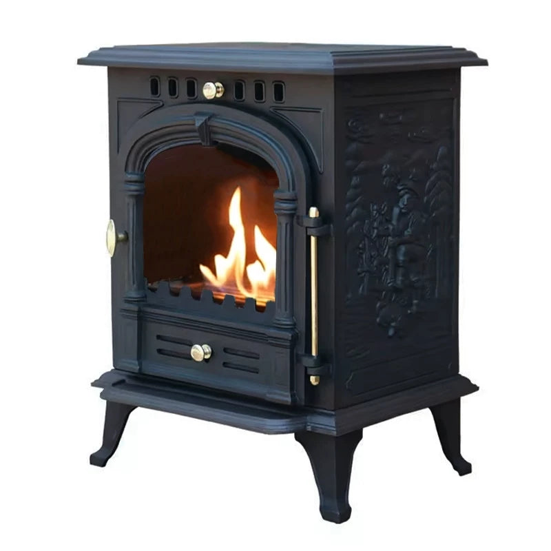 Bergen - Cast Iron Bioethanol Fireplace