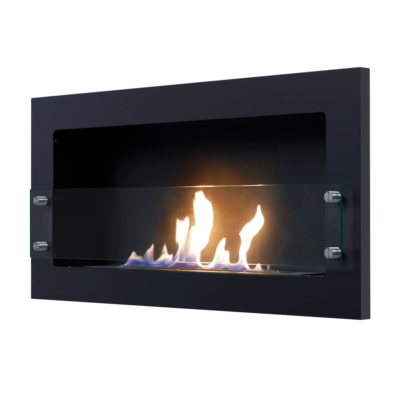 Texas Black - Wall Mounted Bioethanol Fireplace