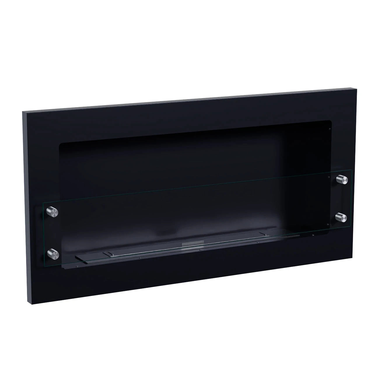 Texas Black - Wall Mounted Bioethanol Fireplace