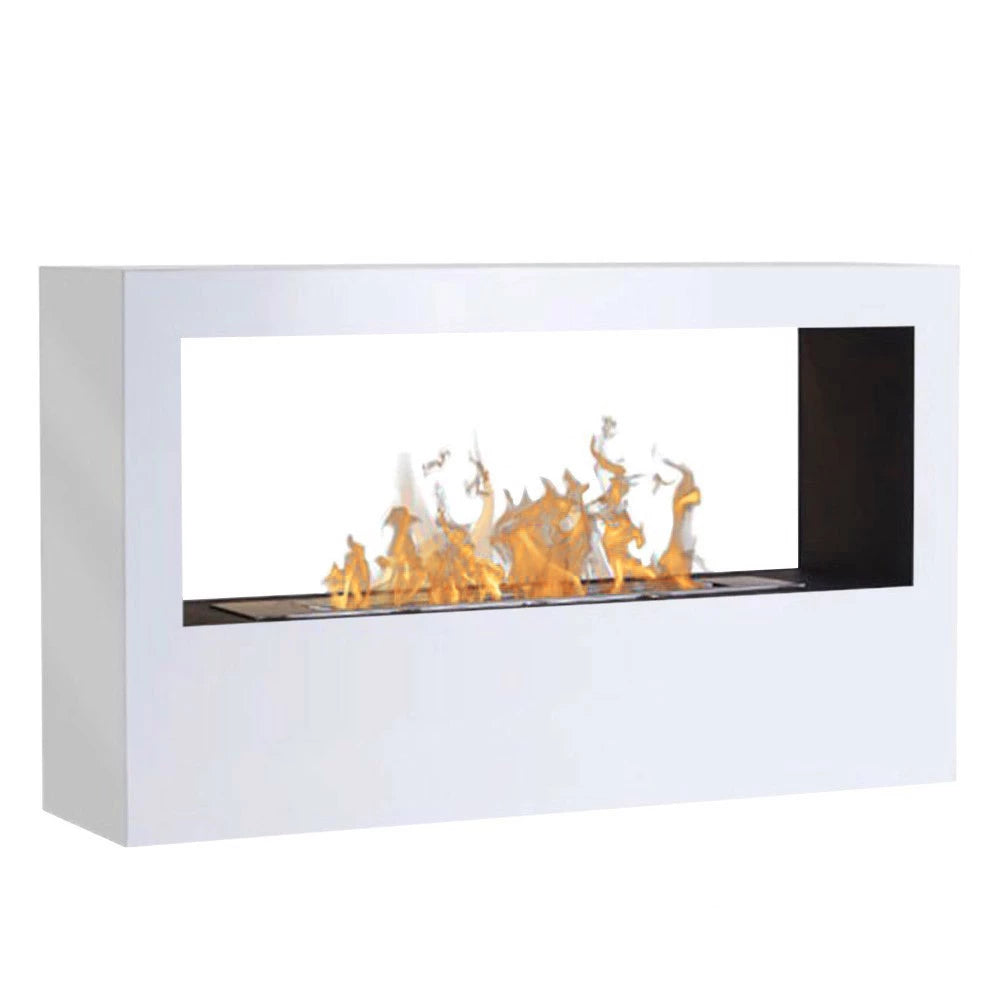 Lareira a Bioetanol - 2 Faces - Branco
