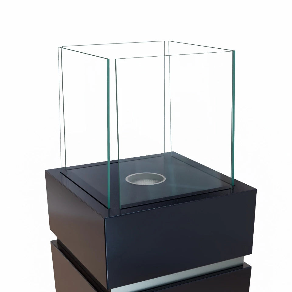 Lareira a Bioetanol Elegante - Preto