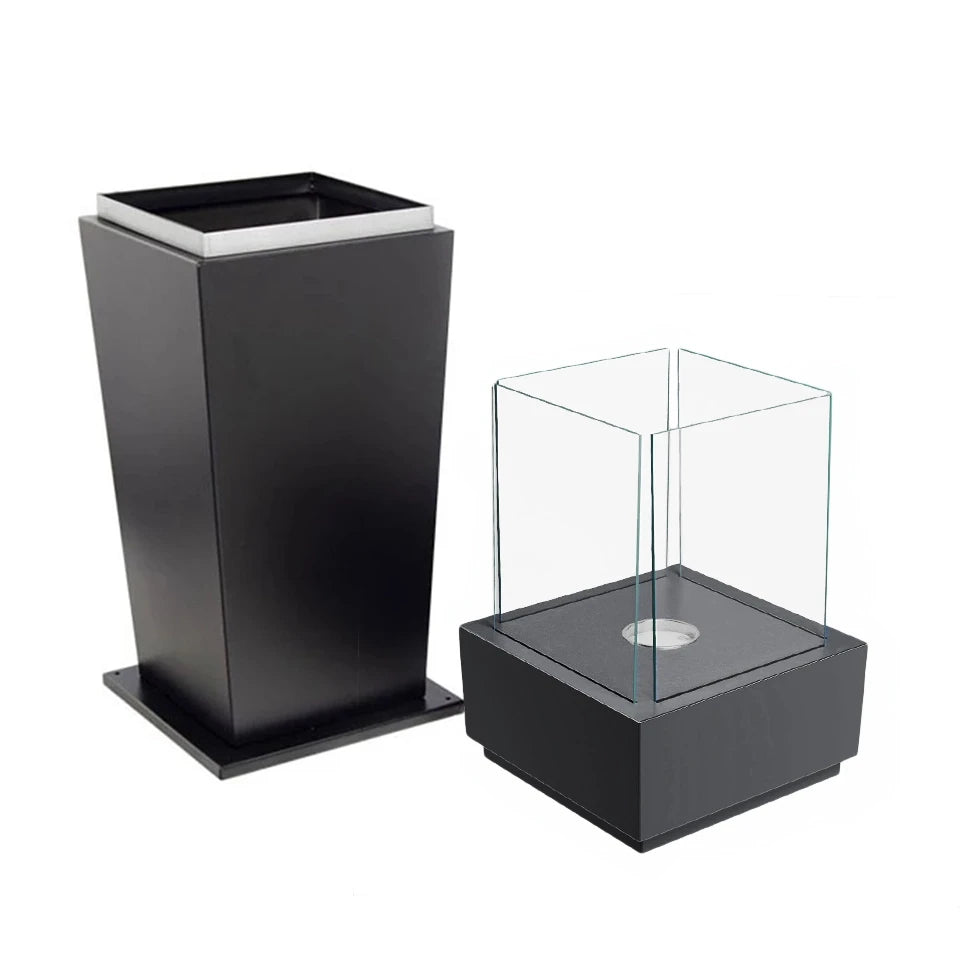 Lareira a Bioetanol Elegante - Preto