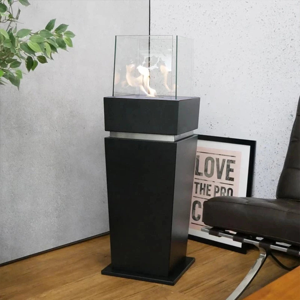 Lareira a Bioetanol Elegante - Preto