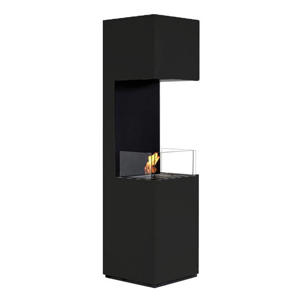 Open 3-Sided Bio Fireplace - Black