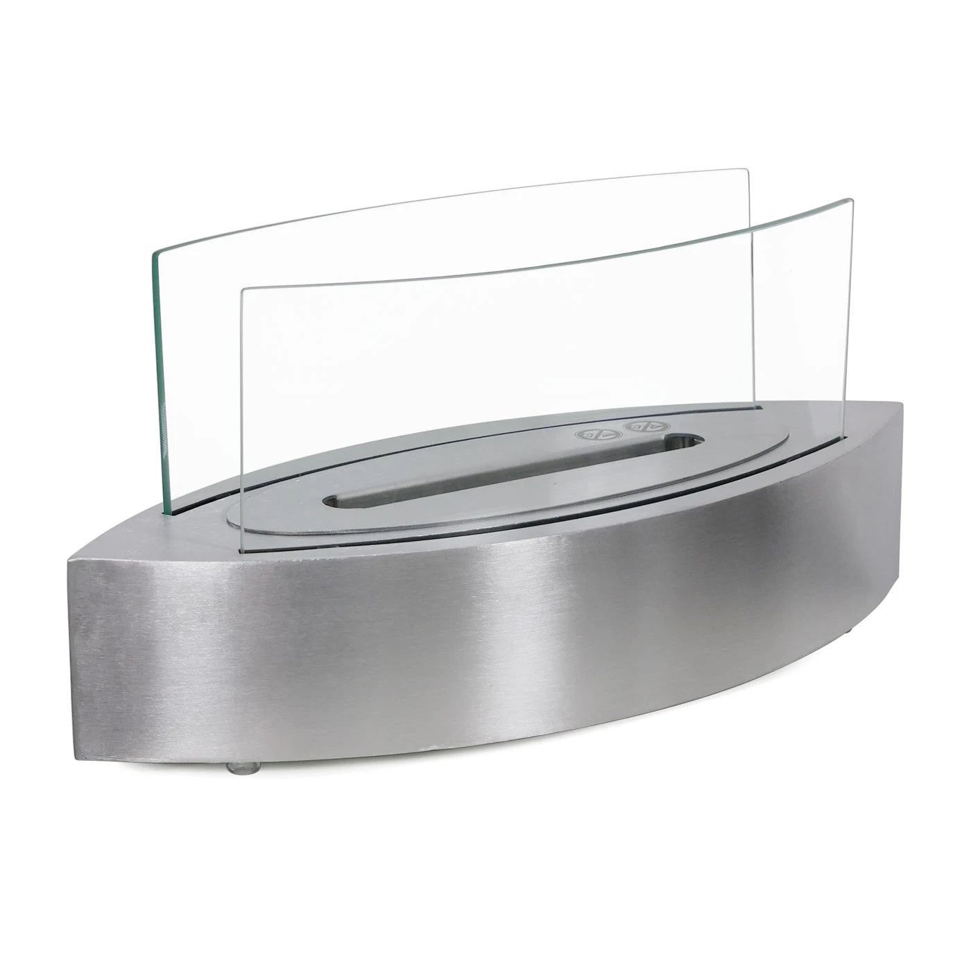 Lareira de Bioetanol Oval de Mesa - Aço