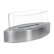 Lareira de Bioetanol Oval de Mesa - Aço