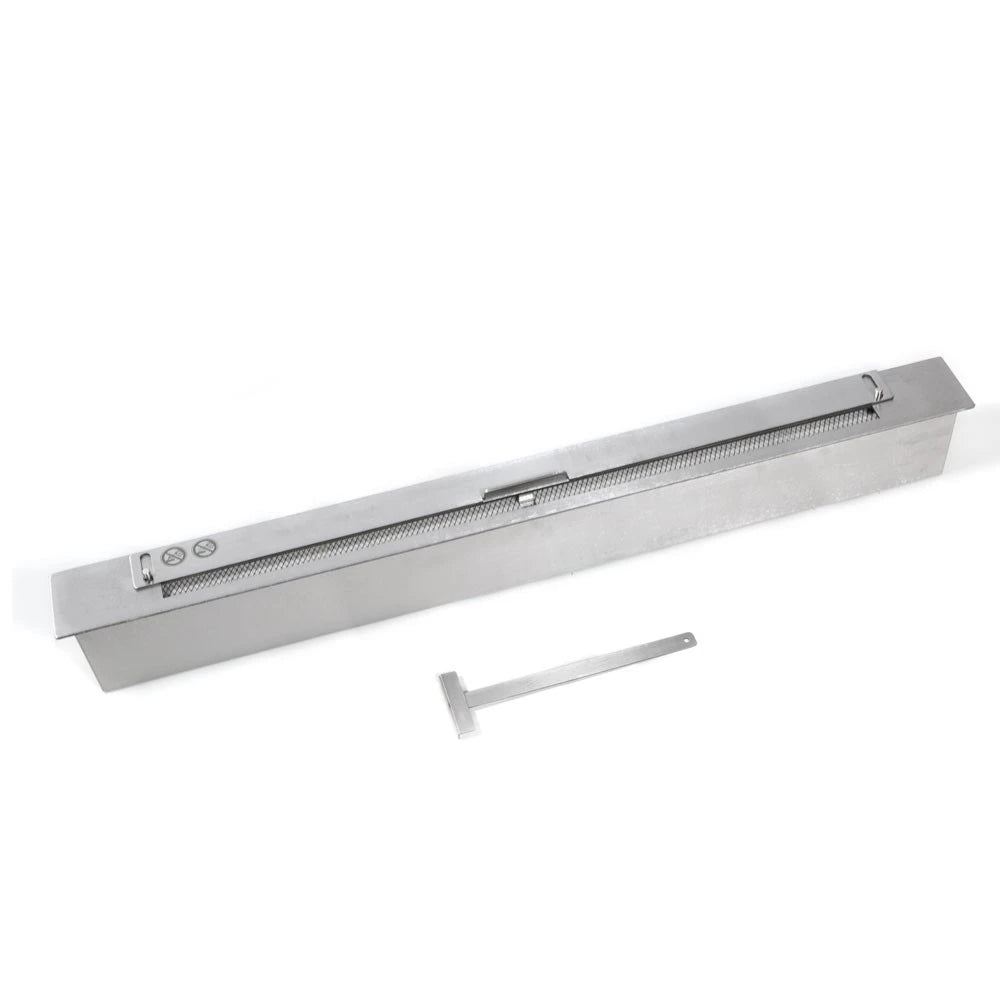 Slimline Burner Steel - 100 cm