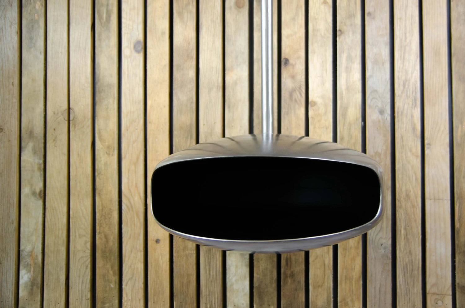 Hein and Haugaard UFO-50 Round, high-flame bio fireplace in steel