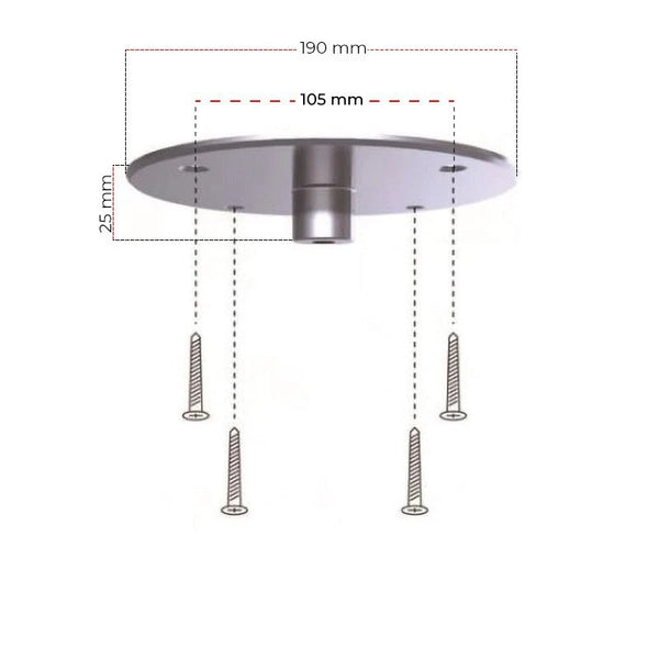 Aeris Ceiling Mount - Flat Ceiling