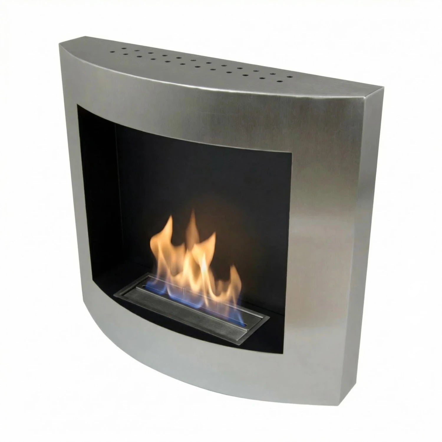 Stainless Steel Wall Mounted Biofireplace