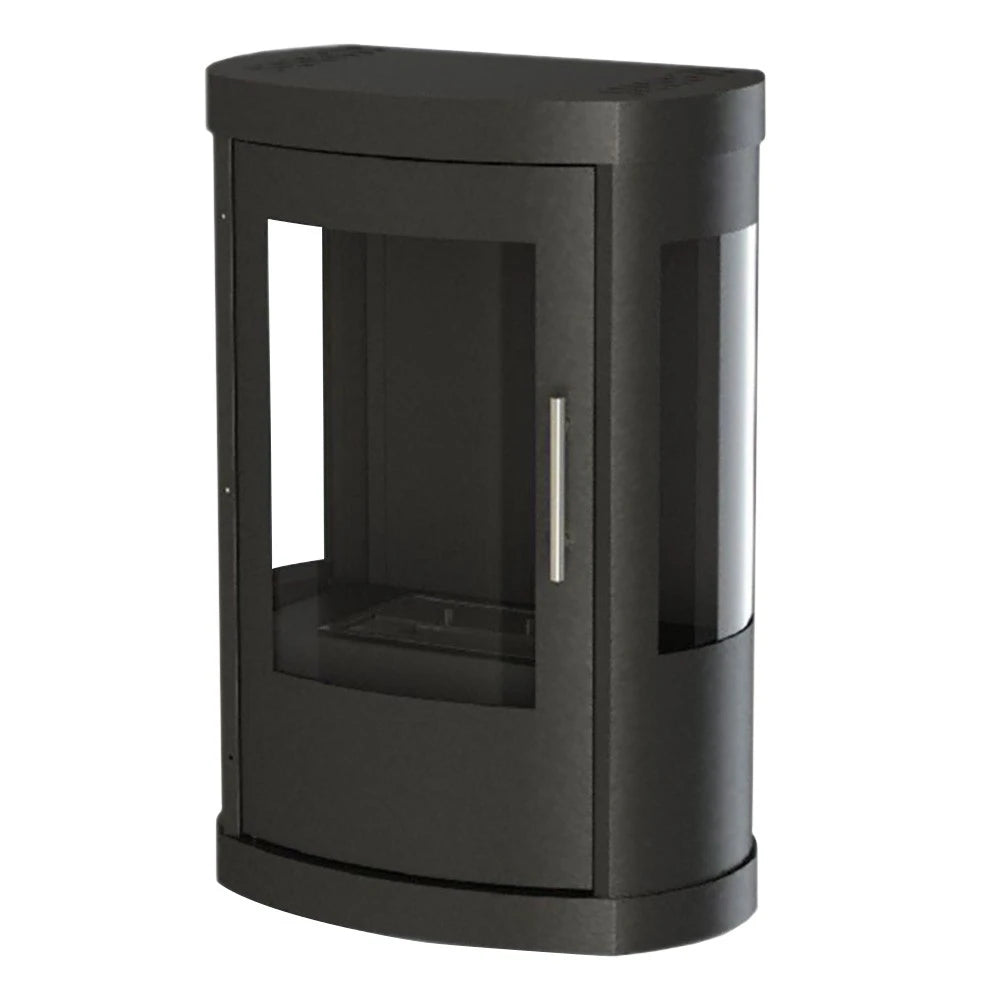 Oregon - Wall-mounted bioethanol wood-burner style fireplace