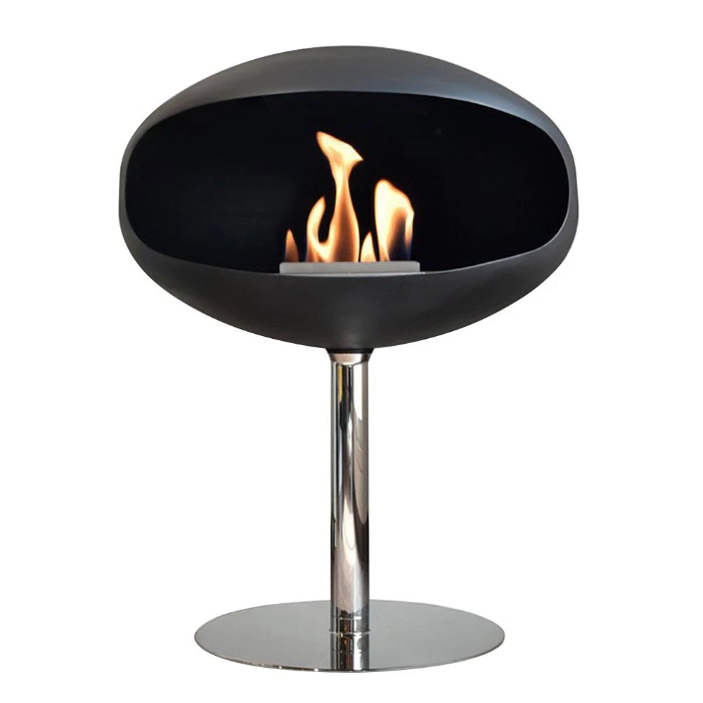 Cocoon Pedestal com Varão Aço - Preto Mate