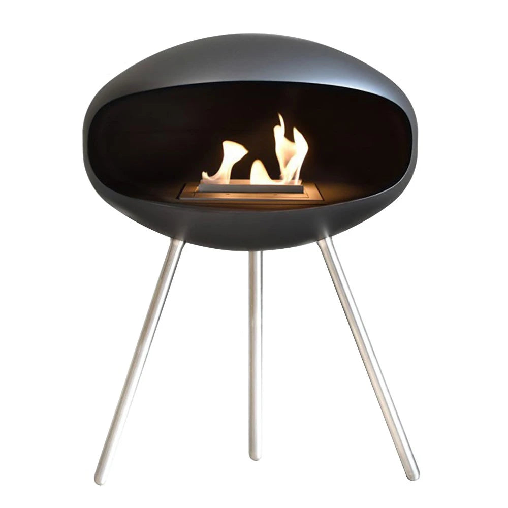 Cocoon Terra - Matte Black with Steel Legs
