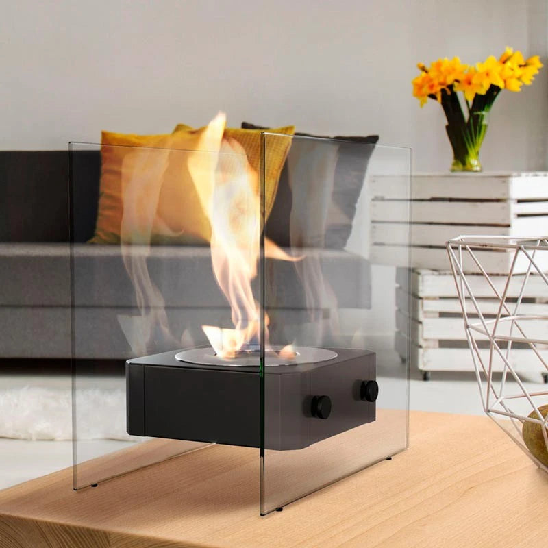 Nel Bio Fireplace - Black