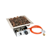 Burner Square 36x36cm – Built-In LPG Gas Burner for Firepit Tables