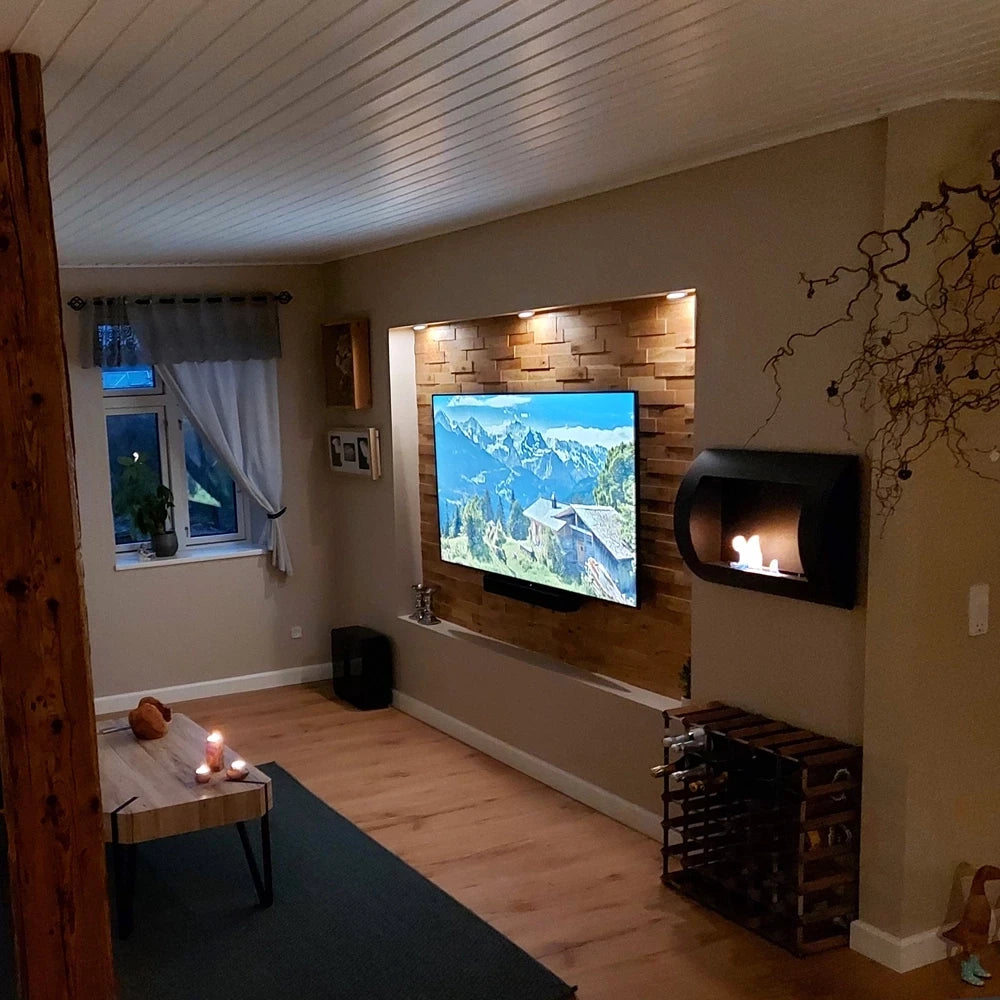 cheap wall hanging fireplace
