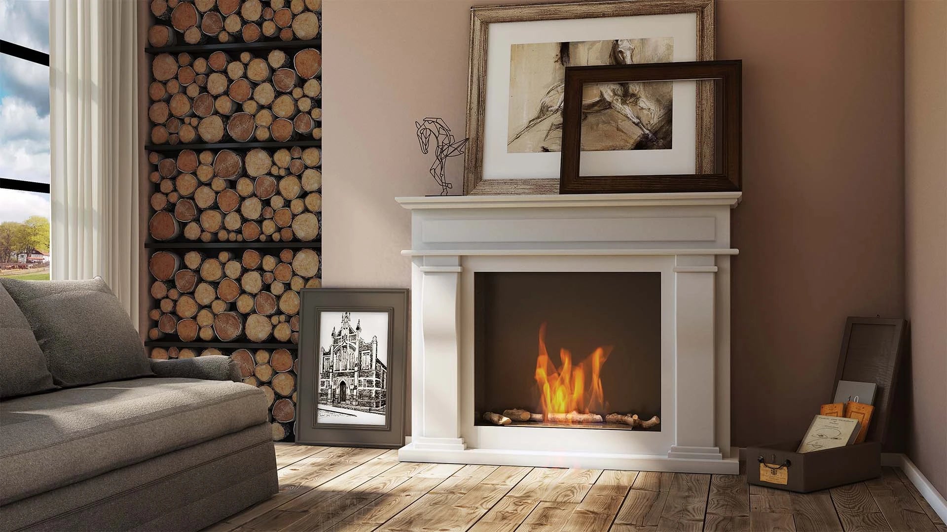 Chorleywood - Freestanding Bioethanol Fireplace
