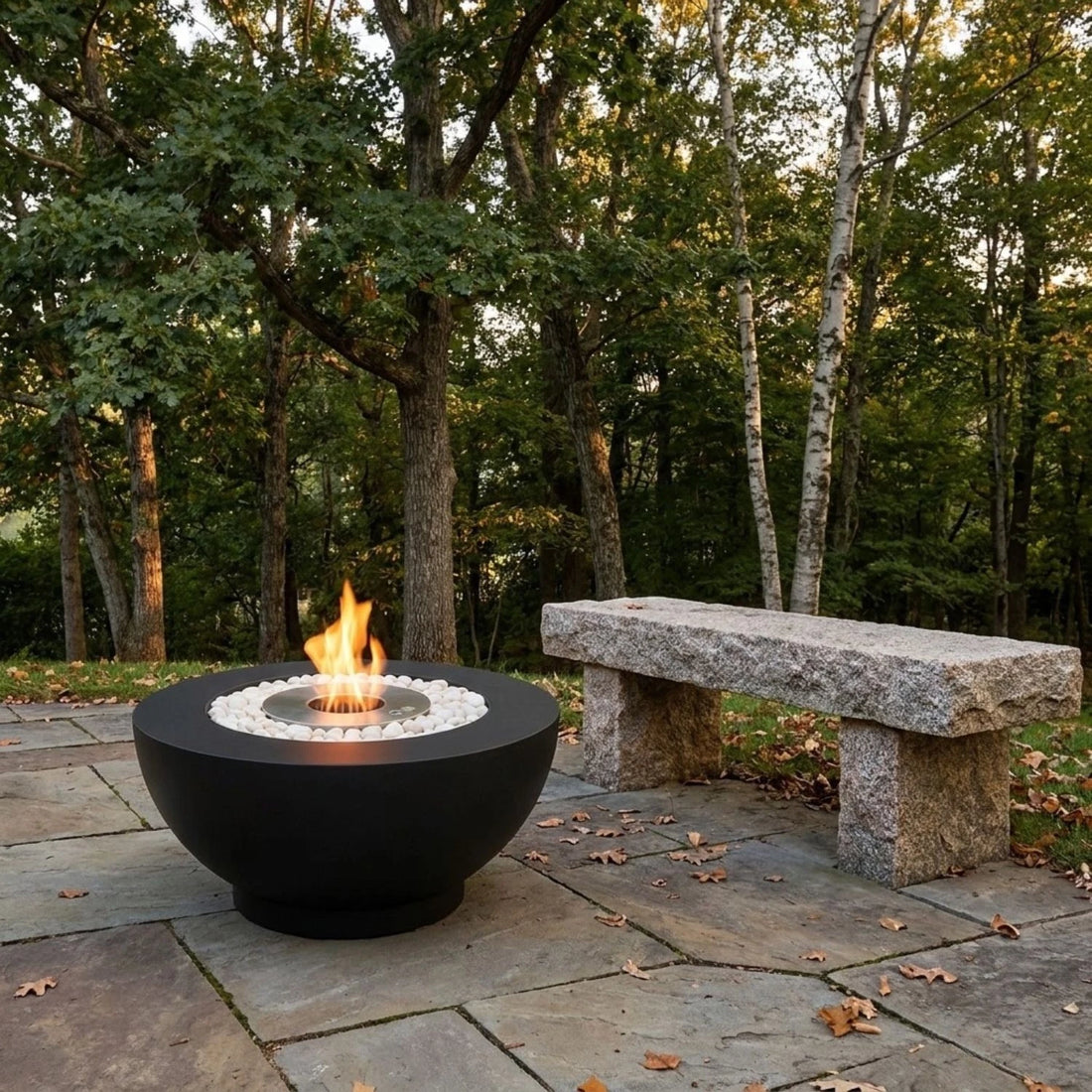 Circula Bioethanol Fire Pit - Black