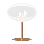 Polished Copper Cocoon Pedestal Base