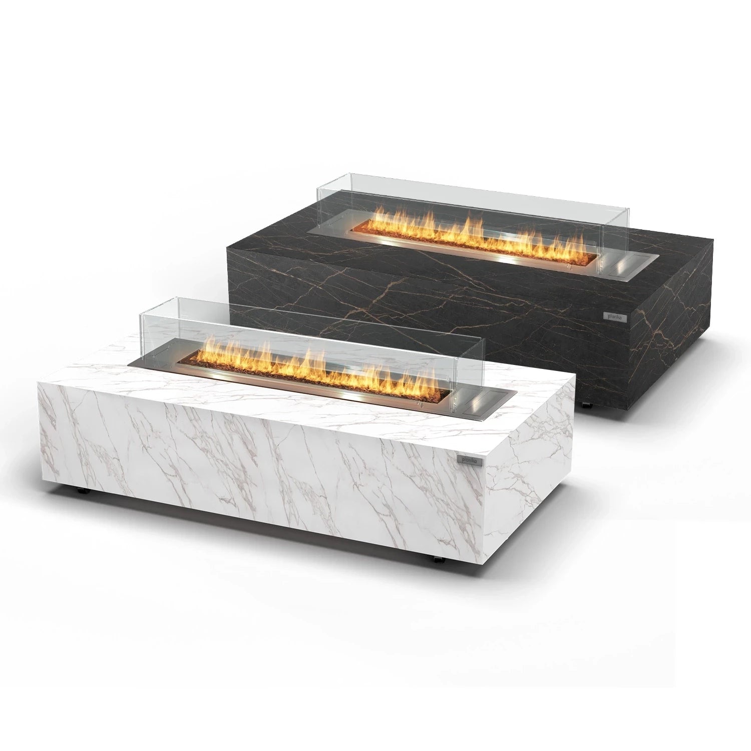 mesa de centro com lareira a bioetanol