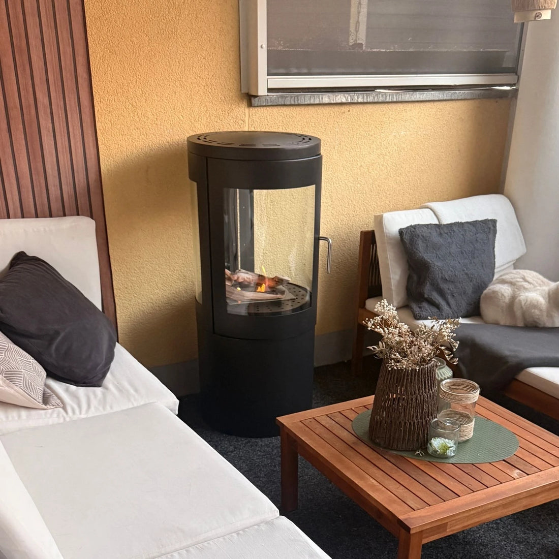 Columbus - Bioethanol Stove with 360-View