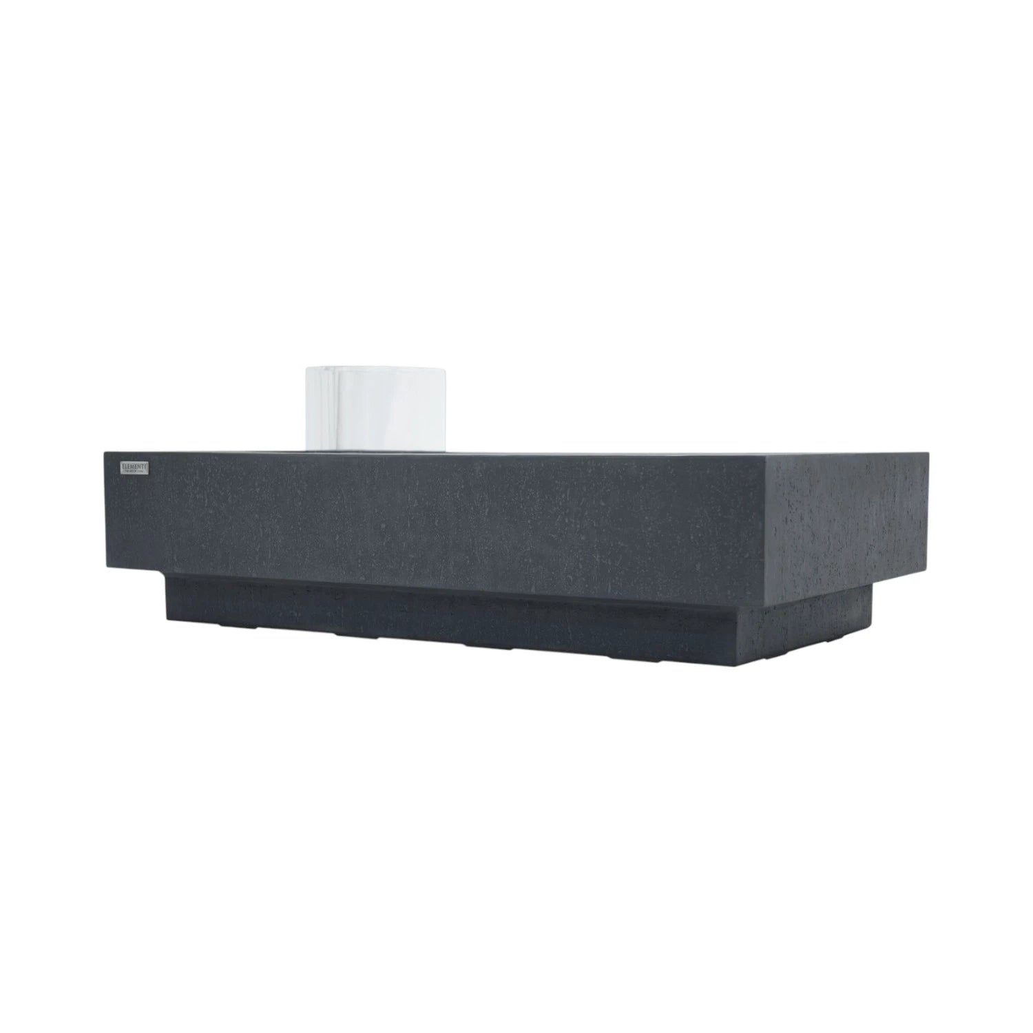 Metropolis Bioethanol Fire Table – Slate Black