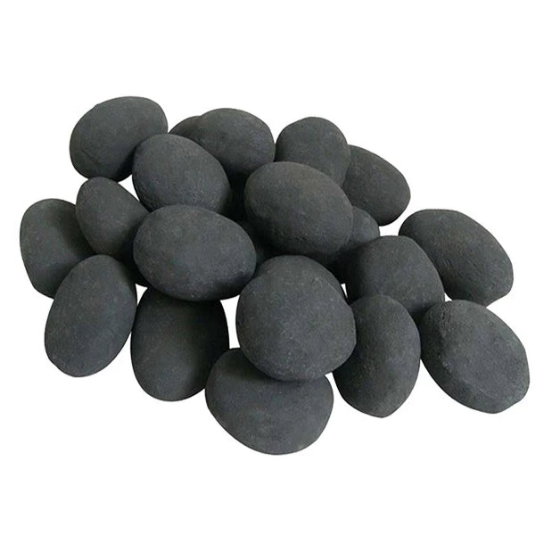 Pedras cerâmica - Preto - 24 Unidades