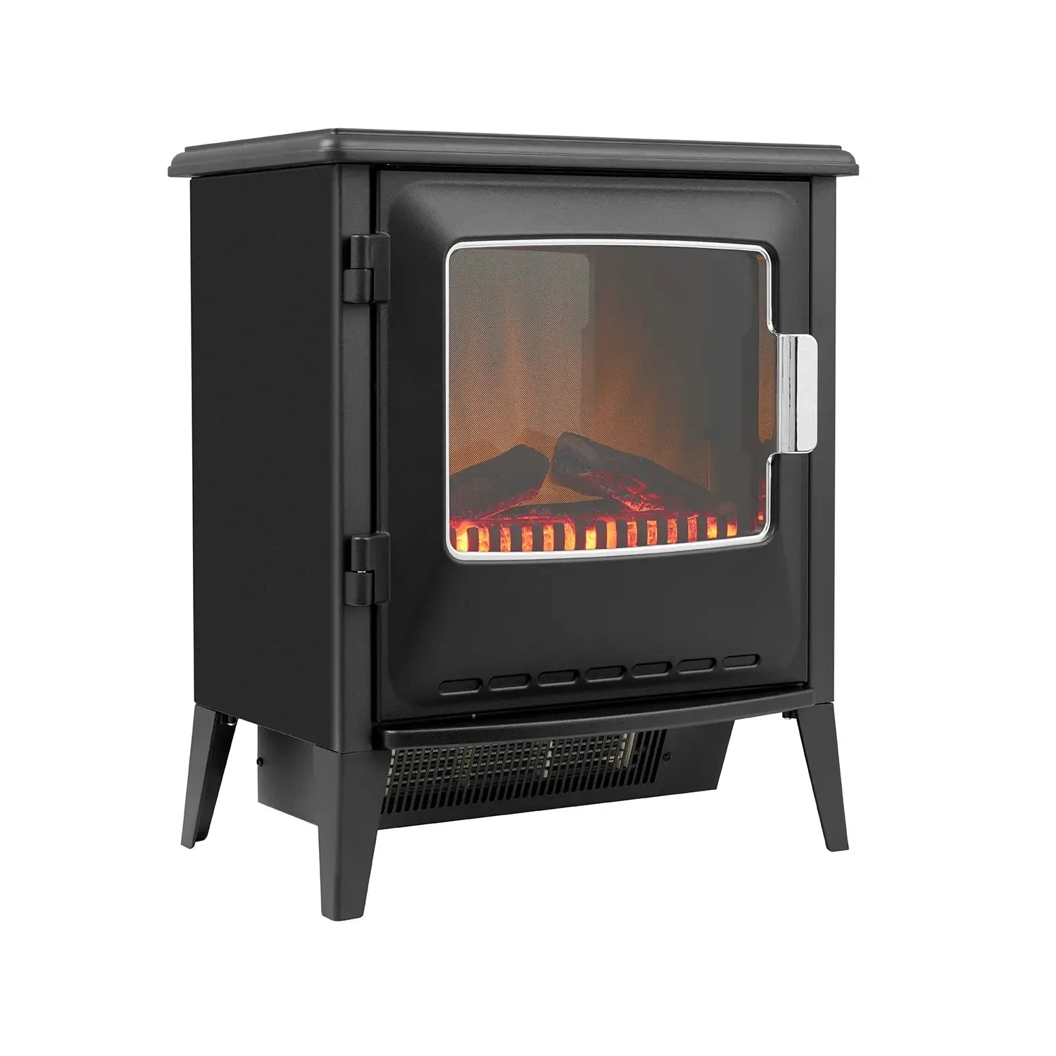 Lucia Electric Stove Fireplace - Black
