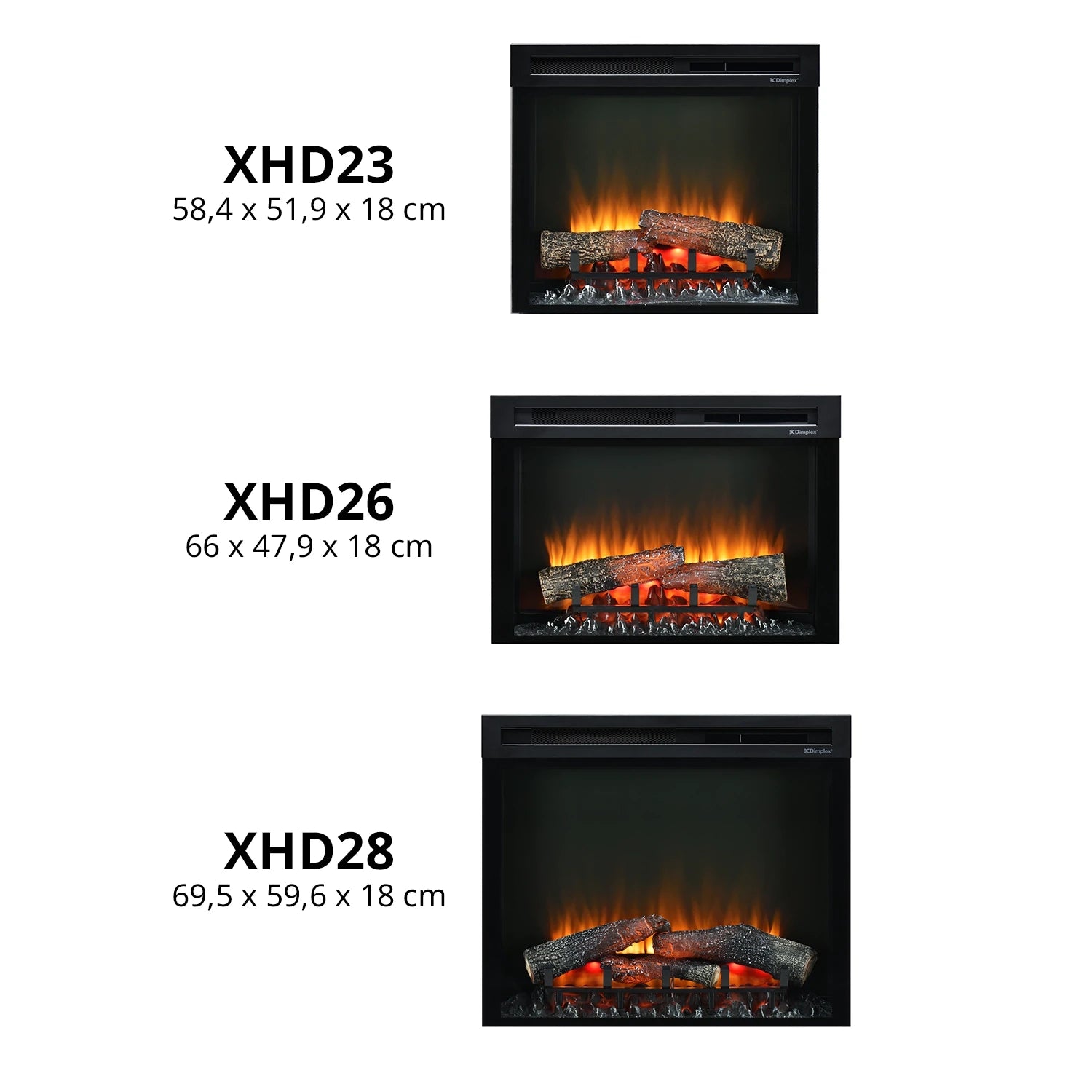 XHD Electric Firebox - Inserto Elétrico para Lareira
